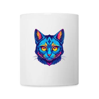 Australische Gefleckte Nebelkatze Rasse Karikatur Kawaii A - Tasse - Weiß - Vorne