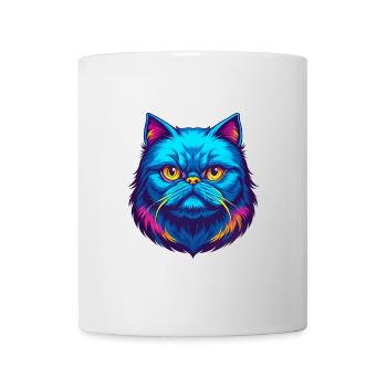 Colorpoint Chat Persan Race Dessin animé Kawaii Animal - Mug blanc - blanc - Devant