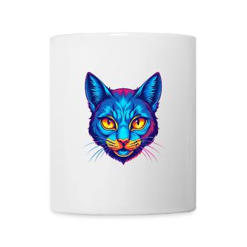 Californie Spangled Cat Breed Cartoon Kawaii Anima - Mug blanc - blanc - Devant