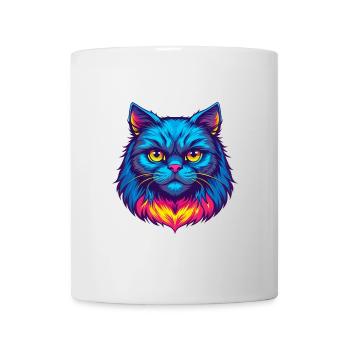Britannique Chat à poil long Race Dessin animé Kawaii Animal P - Mug blanc - blanc - Devant