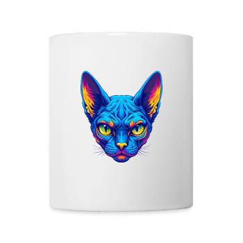 Devon Rex Chat Race Dessin animé Kawaii Animal Pet - Mug blanc - blanc - Devant