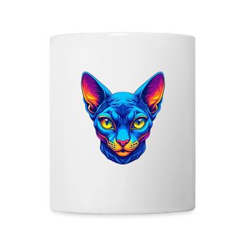 Egyptian Mau Cat Breed Cartoon Kawaii Animal Pet - Mug - white - Front