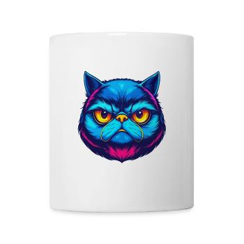 Exotische Kurzhaarkatze Rasse Cartoon Kawaii Tier P - Tasse - Weiß - Vorne