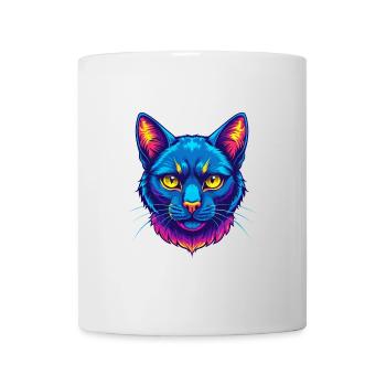 Havanna Braune Katzenrasse Karikatur Kawaii Tier Haustier - Tasse - Weiß - Vorne