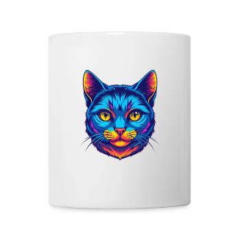 European Shorthair Cat Breed Cartoon Kawaii Animal - Mug - white - Front