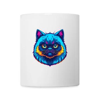 Himalaya Chat Race Dessin Animé Kawaii Animal Pet - Mug blanc - blanc - Devant