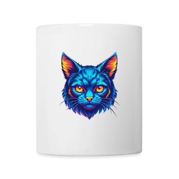 Manx Chat Race Dessin animé Kawaii Animal Pet - Mug blanc - blanc - Devant