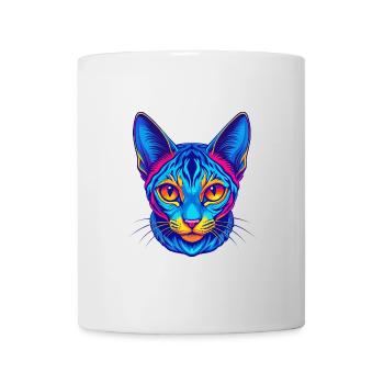 Ocicat Chat Race Dessin Animé Kawaii Animal Pet - Mug blanc - blanc - Devant