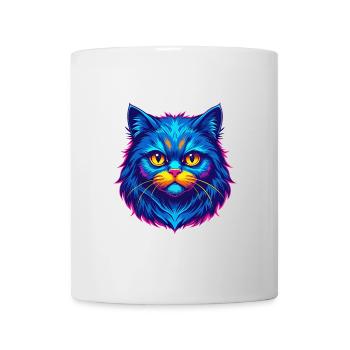 Ragamuffin Chat Race Dessin animé Kawaii Animal Pet - Mug blanc - blanc - Devant