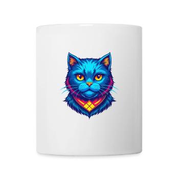 Scottish Straight Cat Breed Cartoon Kawaii Animal - Mug - white - Front