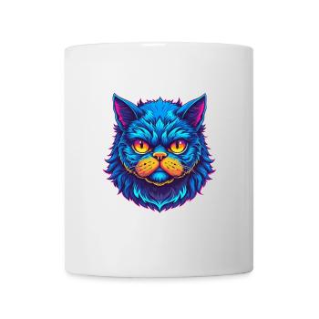 Selkirk Rex Katzenrasse Cartoon Kawaii Tier Haustier - Tasse - Weiß - Vorne