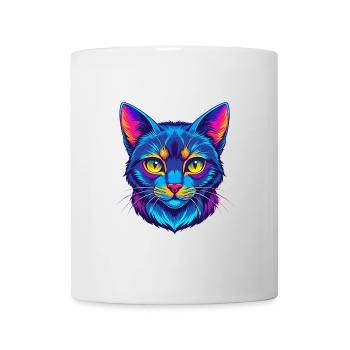 Chat Somali Shorthair Race Dessin animé Kawaii Animal P - Mug blanc - blanc - Devant