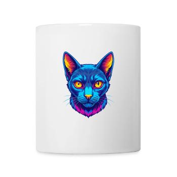 Korat Chat Race Dessin Animé Kawaii Animal Pet - Mug blanc - blanc - Devant