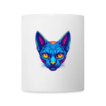 German Rex Cat Breed Cartoon Kawaii Animal Pet - Mug - white - Front