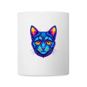 Brasilianisch Kurzhaar Katzenrasse Karikatur Kawaii Anima - Tasse - Weiß - Vorne