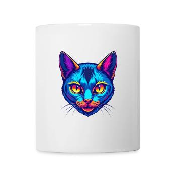 Burmilla Chat Race Dessin animé Kawaii Animal Pet - Mug blanc - blanc - Devant