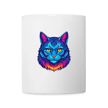 Bobtail américain chat race dessin animé Kawaii Animal P - Mug blanc - blanc - Devant