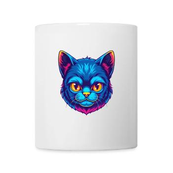 Bambino Katze Rasse Cartoon Kawaii Tier Haustier - Tasse - Weiß - Vorne