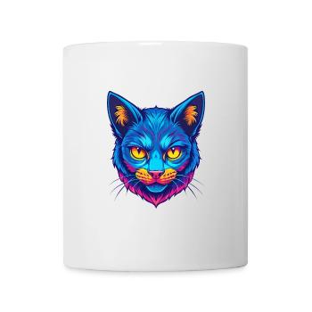 Australische Nebelkatze Rasse Karikatur Kawaii Tier Pe - Tasse - Weiß - Vorne