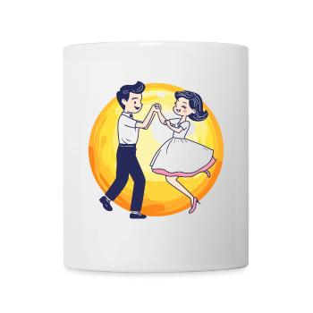 Tanzpaar Foxtrott - Tasse - Weiß - Vorne