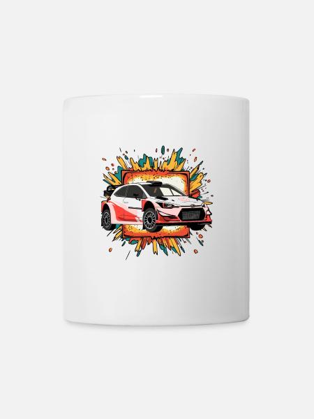 Rallye Tuning Renner - Tasse - Weiß