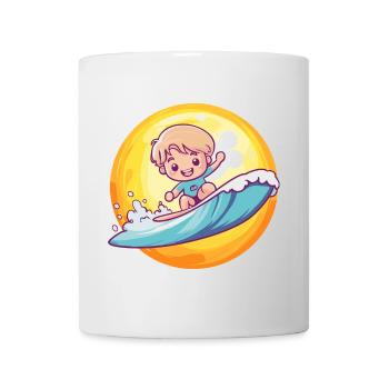 Surfer Wellenreiter - Tasse - Weiß - Vorne