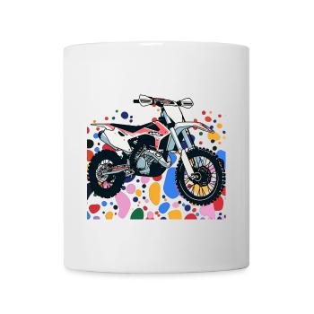 Dirt Bike Motocross - Mug - white - Front