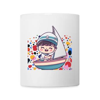 Segeln Segelboot Kapitän - Tasse - Weiß - Vorne
