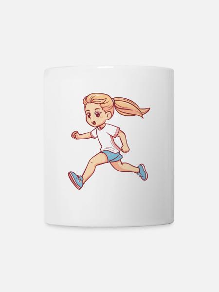 Laufen Sprint Sprinter - Tasse - Weiß
