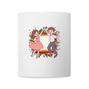 Cours de danse en couple - Mug blanc - blanc - Devant