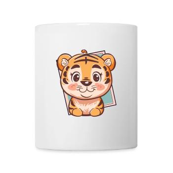 Tiger Lynx Domestic Cat - Mug - white - Front