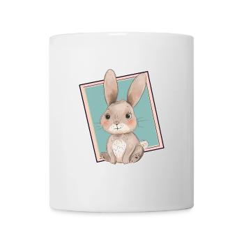 Hase Hasenzahn Häschen - Tasse - Weiß - Vorne