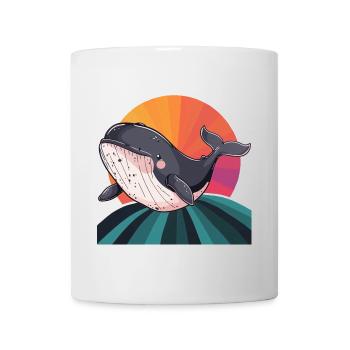 Whale Sea Creature - Mug - white - Front