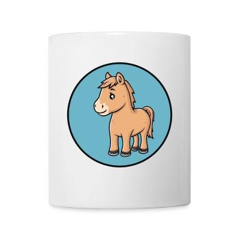 Pferd Hufe Pferde - Tasse - Weiß - Vorne