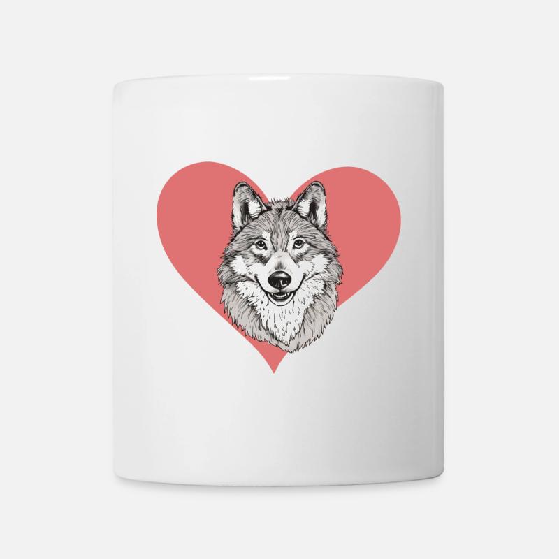 Wolf Wolfpack Rudel - Tasse - Weiß