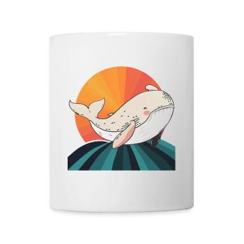 Meeresleben Wal Meerestier - Tasse - Weiß - Vorne