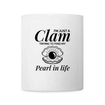 Clam Shell Seashells Collector Beachcomber Beach - Mug - white - Front