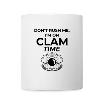 Clam Shell Seashells Collector Beachcomber Beach - Mug - white - Front