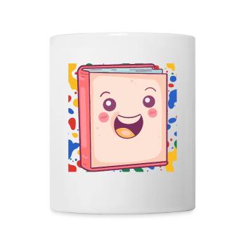 Lesen Buch - Tasse - Weiß - Vorne
