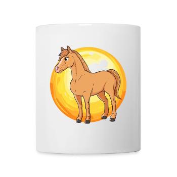 Pferde Ponyhof - Tasse - Weiß - Vorne
