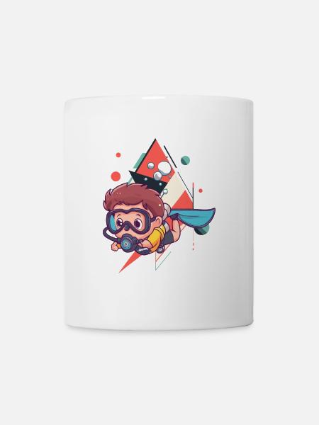 Tauchen Tauchkurs - Tasse - Weiß