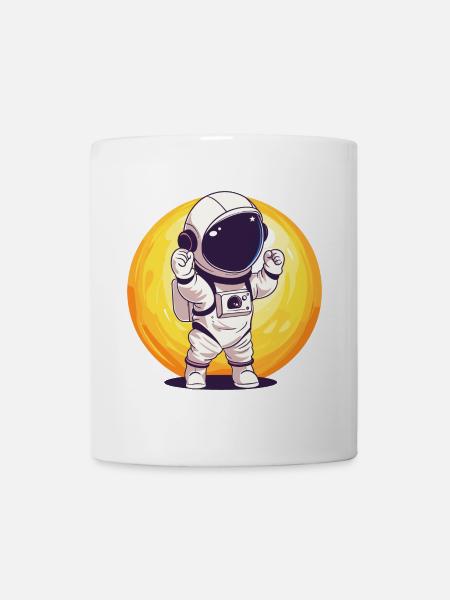 Astronaut Spaceman Raumfahrt - Tasse - Weiß