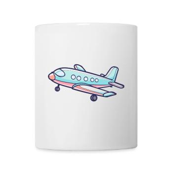 Planeur volant d’avion - Mug blanc - blanc - Devant