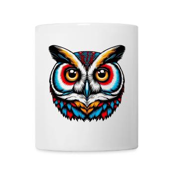 Hibou - Mug blanc - blanc - Devant