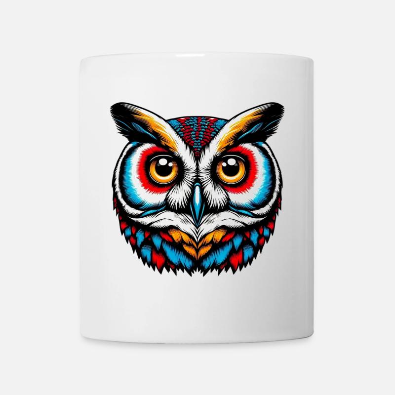 Eule - Tasse - Weiß
