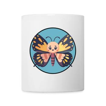 Schmetterling Tierliebhaber A - Tasse - Weiß - Vorne