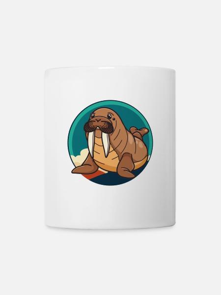 Sea lion walrus manatee - Mug - white