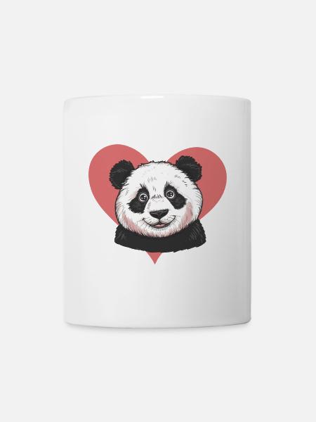 Panda Grizzly - Tasse - Weiß