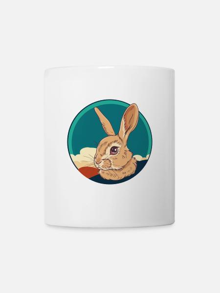 Hasenzahn Hase Hasen - Tasse - Weiß