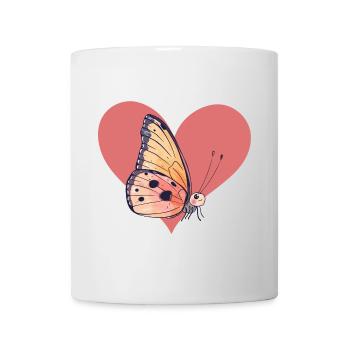Schmetterling Tierliebhaber Waldbewohner - Tasse - Weiß - Vorne